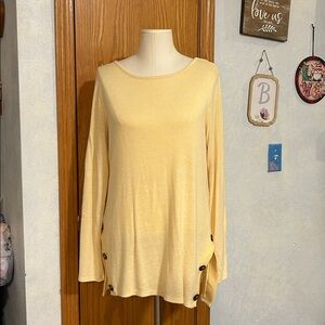 Apt 9 Yellow Top- Women’s Size Medium